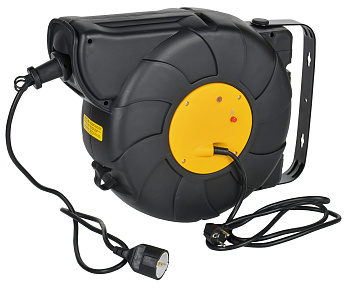 IEK TWIST Катушка УК25 1мест. 2P+PE/25м+2м 3х1,5мм2 автосм.