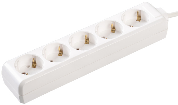 IEK Удлинитель У05 5 мест 2Р+PЕ/3метра 3х1мм2 16А/250В