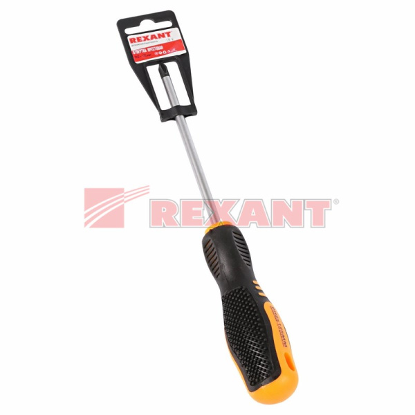 Купить Отвертка крестовая PH 2 X 125 мм , двухкомпонентная рукоятка Rexant 12-4728