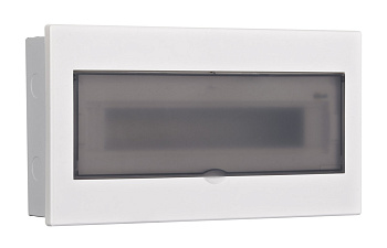 Dekraft Корпус встраиваемый прозр. дв. 1 ряд 17 мод. IP41 ЩРВ-М