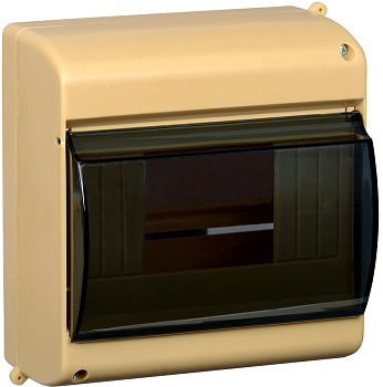 IEK KREPTA 3 Корпус пластиковый КМПн 2/6 IP30 сосна откр.монтаж