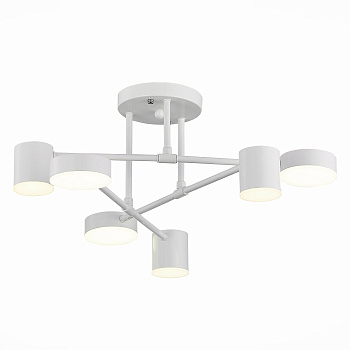 Evoluce SLE201052-06 Люстра потолочная Белый/Белый LED 6*7W 3000K/4000K/6000K
