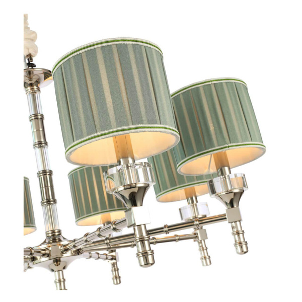 Купить ST Luce SL1121.103.08 Люстра подвесная Никель/Оливковый E14 8*40W