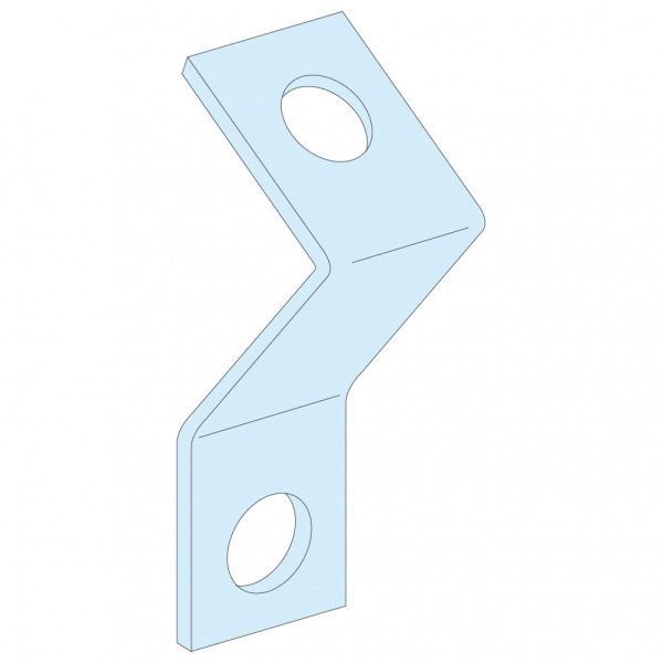 SE Prisma Plus G Держатель монтаж. рейки, изогнутый под углом 45° 03005