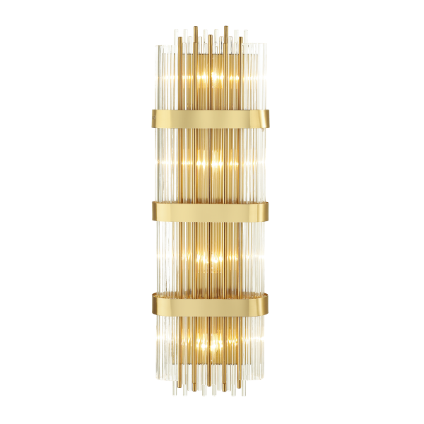 Купить Odeon Light 4853/4W HALL ODL_EX21 золото/стекло Настенный светильник E14 4*40W высота 810см  EMPIRE