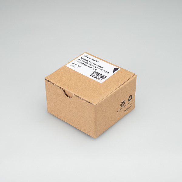 Купить Arlight Коннектор питания ARL-MOONLIGHT-1213-CON-POWER-RR-WH (Пластик) 028063