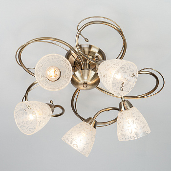 Eurosvet Потолочный светильник 30130/5 античная бронза 00000083395