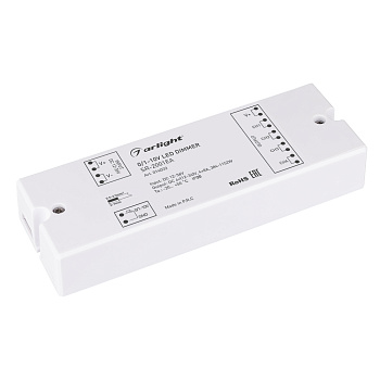 Arlight Диммер SR-2001EA (12-24V, 384-768W, 1-10V, 4CH) (IP20 Пластик, 3 года) 014032