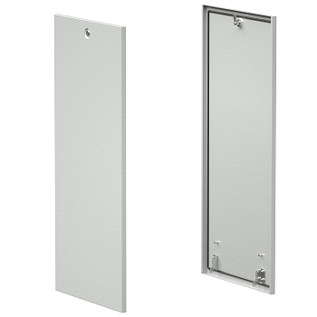 DKC Панель боковая для напольных 19" IT-корпусов ДКС серии CQE, 2 шт, 1200х600, RAL7035