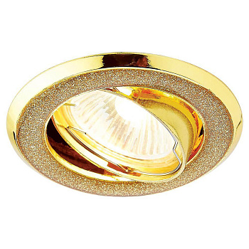 Ambrella Встраиваемый точечный светильник 611A GD/GD ЗОЛОТО БЛЕСК/ЗОЛОТО MR16