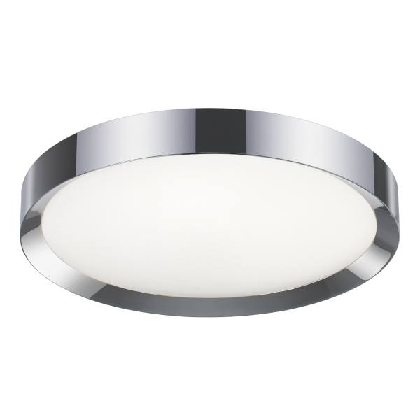 Купить Odeon Light 4947/60CL WALLI ODL22 512 хром/белый/пластик Настенно-потолочн.светильн. пульт ДУ LED 60W пульт ДУ 4000K LUNOR