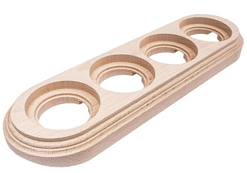 BIRONI Лизетта Бук Натурэль Рамка 4-ая на бревно 280мм BFC28-640-10