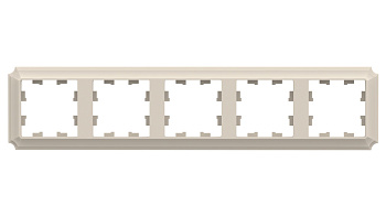 Systeme Electric AtlasDesign Antique Бежевый Рамка 5-ая, универсальная