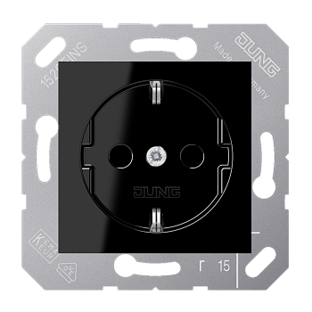 JUNG Розетка для откидной крышки 10A 250V / 16A 250V CD5120BFSW