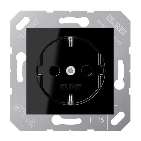 JUNG Розетка для откидной крышки 10A 250V / 16A 250V CD5120BFSW