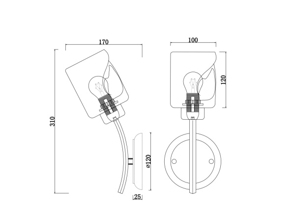 Купить Freya Modern Isabella Матовое Золото Бра FR5095WL-01G