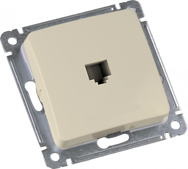 Hegel Мастер внутр Слоновая кость РСТ-400-01 Розетка телефонная, механизм