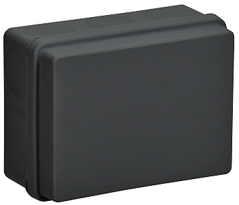 IEK Коробка расп. КМ42441 о/п 150х110х70мм IP67 10вв. черная