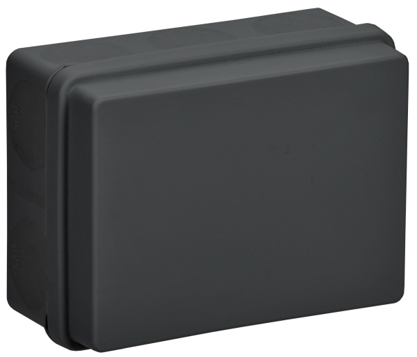 IEK Коробка расп. КМ42441 о/п 150х110х70мм IP67 10вв. черная
