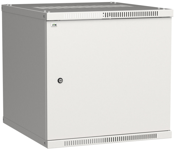 IEK LINEA WE ITK Шкаф LINEA WE 12U 600x650мм дверь, металл серый LWE3-12U67-MF