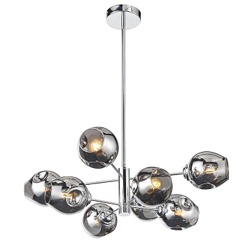 ST Luce SL1500.103.08 Светильник подвесной Золото/Дымчатый E14 8*40W