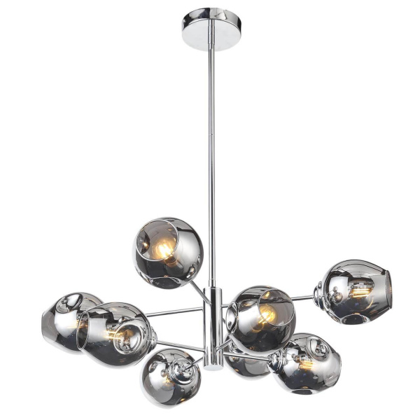 ST Luce SL1500.103.08 Светильник подвесной Золото/Дымчатый E14 8*40W