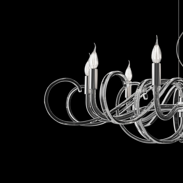 Купить Maytoni Modern Tessara Прозрачный Люстра MOD051PL-09TR