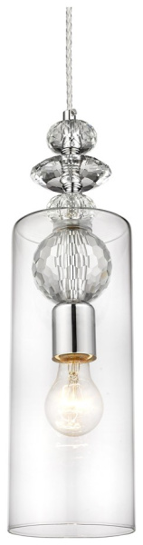 Wertmark WE209.01.106 Люстра подвесная Хром/Прозрачный E27 1*60W