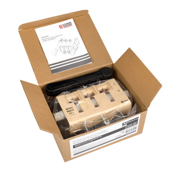 Купить EKF PROxima Выключатель-разъединитель ВР32У-35А31220 250А 1 направ. с д/г камерами несъемная левая/правая рукоятка MAXima