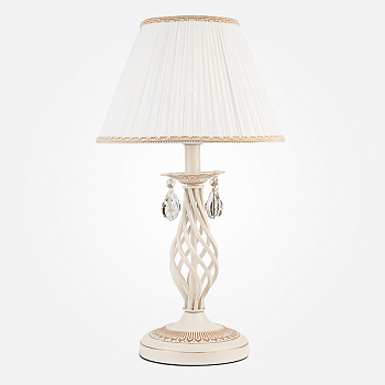 Eurosvet Настольная лампа 10054/1 белый с золотом 00000079084