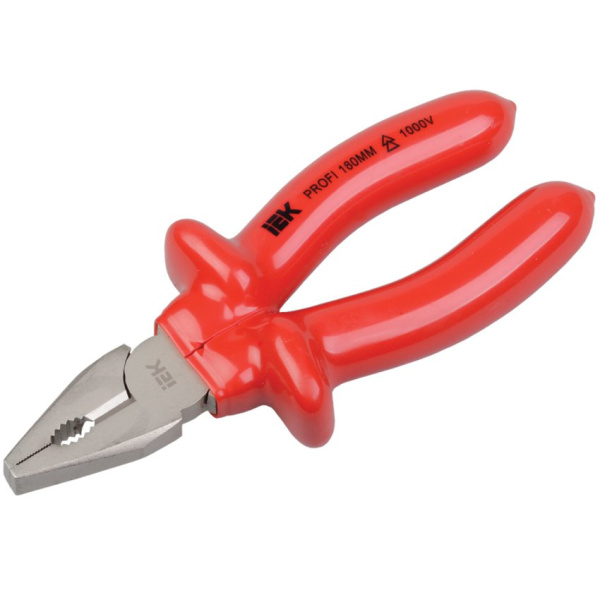 Купить IEK Пассатижи Profi 180 мм 1000В TPL-3-180