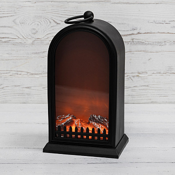 NEON-NIGHT Светодиодный камин «Фьюжн» с эффектом живого огня 14,7x11,7x25 см, батарейки 2хС (не в комплекте) USB 511-039