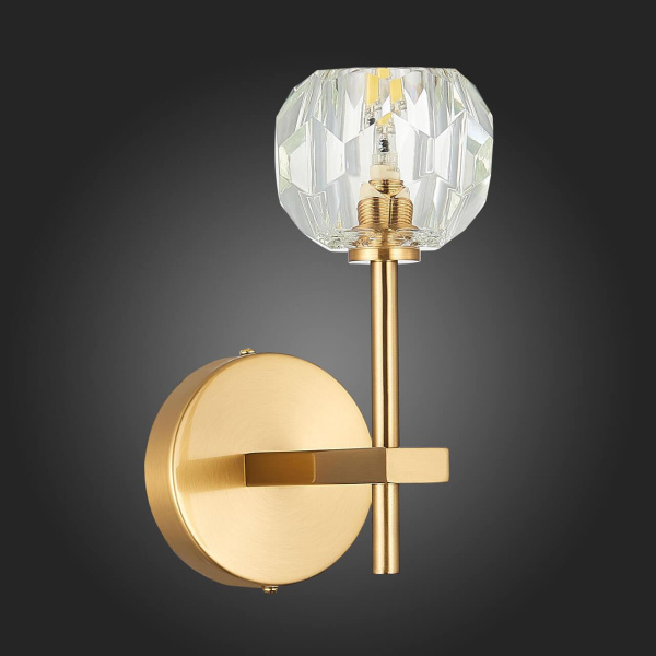 Купить ST Luce SL1166.301.01 Бра Латунь/Прозрачный G4 1*3W