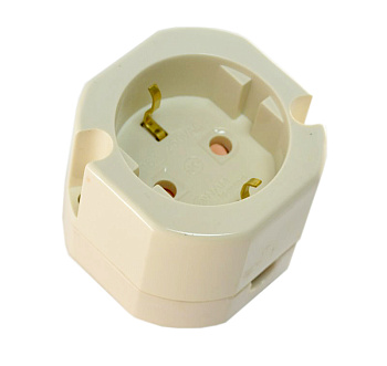 Anam Legrand Розетка 1-ая с/з накладная ALH 3224