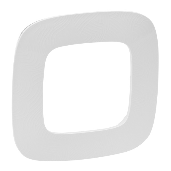 Legrand Valena ALLURE Тиснение белое Рамка 1-ая 754371