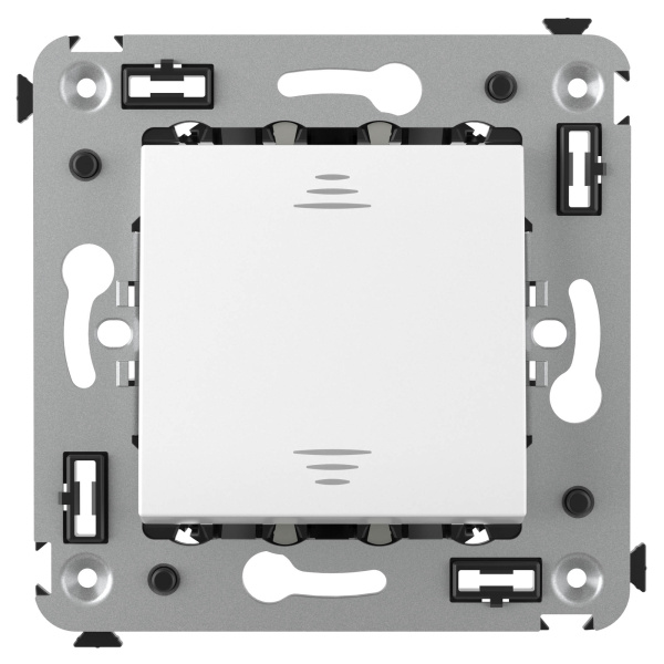 Купить DKC Выключатель одноклавишный в стену, "Avanti", "Белое облако"