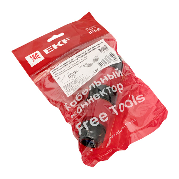 Купить EKF PROxima Кабельный коннектор I-образный разъемный (СМК 5PIN) IP68 FreeTools