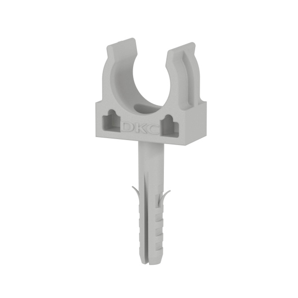 Купить DKC Держатель с защелкой и дюбелем, д.16мм, в упаковках по 5шт.
