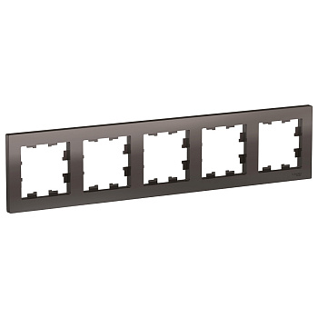 Systeme Electric AtlasDesign Мокко Рамка 5-ая, универсальная