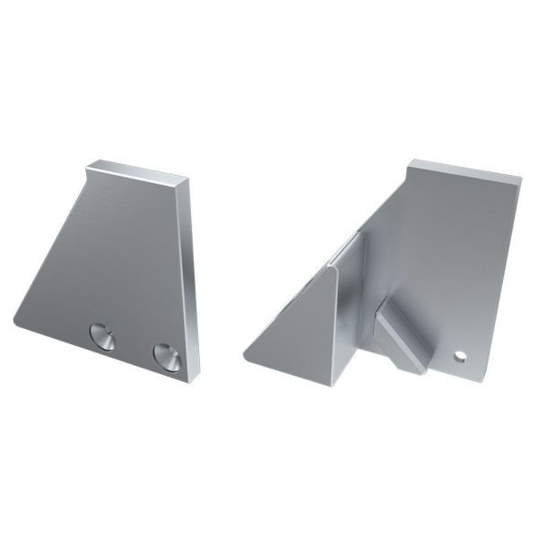 Arlight Заглушка для ALM-GLASS-10 с опорой левая глухая (Металл) 026737