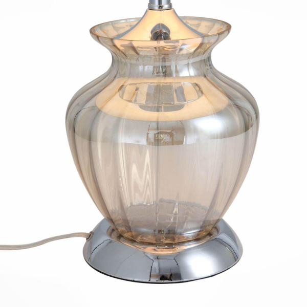 Купить ST LUCE SL967.104.01 Настольная лампа  Хром/Бежевый E27 1*60W