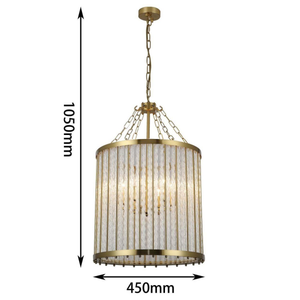 Купить Favourite Светильник подвесной D450*H450/1050/ 6*E14*60W, excluded 2908-6P