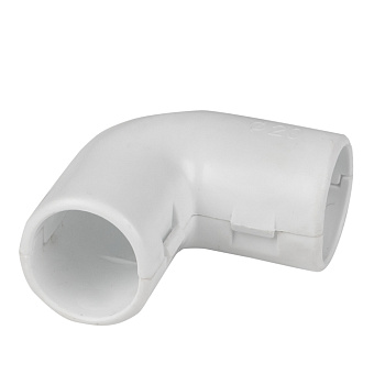 EKF PROxima Угол 90 соединительный для трубы 20мм (5шт) белый Plast