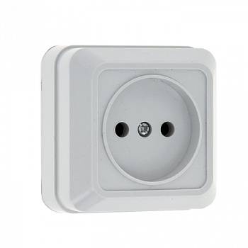 EKF PROxima Рим Розетка 1-местная 10А без заземления белая