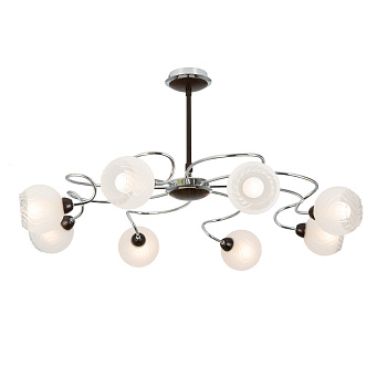 Citilux CL130181 Одиссей Хром+Венге, Светильник Люстра