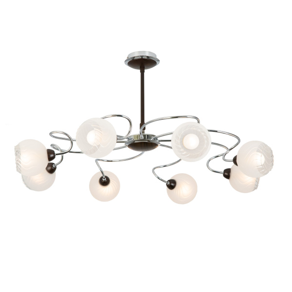 Citilux CL130181 Одиссей Хром+Венге, Светильник Люстра