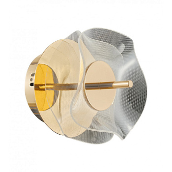 Kink Light 08046,33 Бра Кадди золото d20 h16,5 Led 6W (3000K)