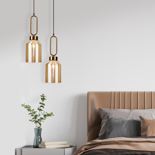 Eurosvet Подвесной светильник со стеклянным плафоном 50229/1 янтарный a057463 Купить Eurosvet Подвесной светильник со стеклянным плафоном 50229/1 янтарный a057463