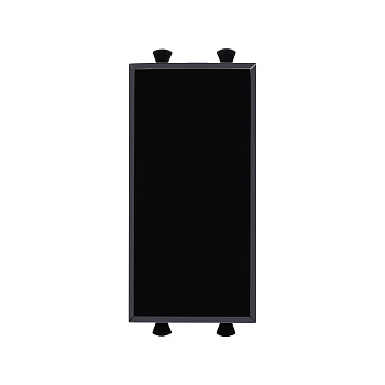 DKC Заглушка модульная, "Avanti", "Черный квадрат", 1 модуль