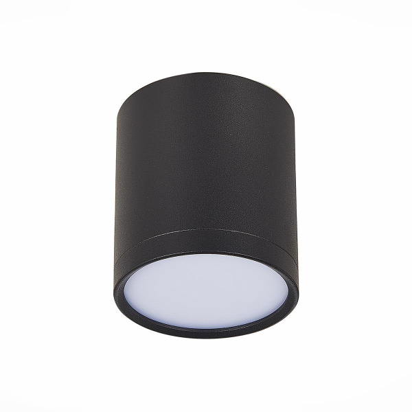 ST Luce ST113.432.05 Светильник потолочный Черный LED 1*5W 3000K 390Lm Ra>80 120° IP20 D68xH75 170-240V